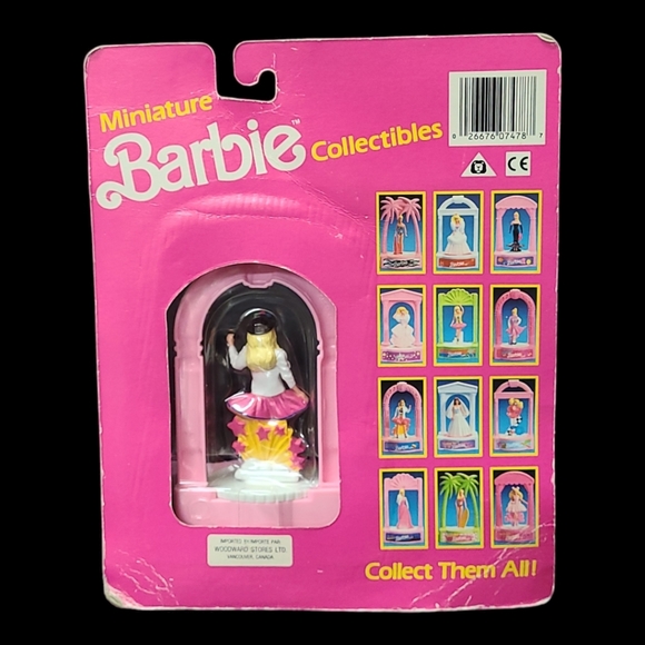 Vintage Barbie Miniature Collectibles "Dance Club Barbie 1989" - Picture 3 of 10